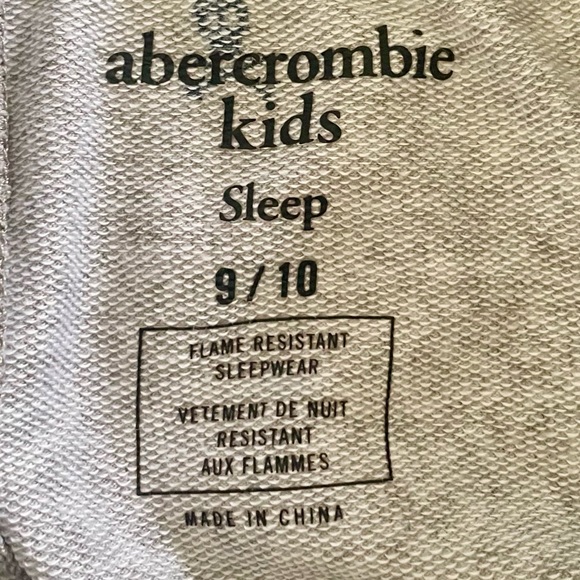abercrombie kids boys skull grey pajama pants - Picture 5 of 5
